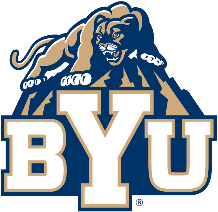 Brigham Young Cougars 2005-Pres Secondary Logo v2 diy DTF decal sticker